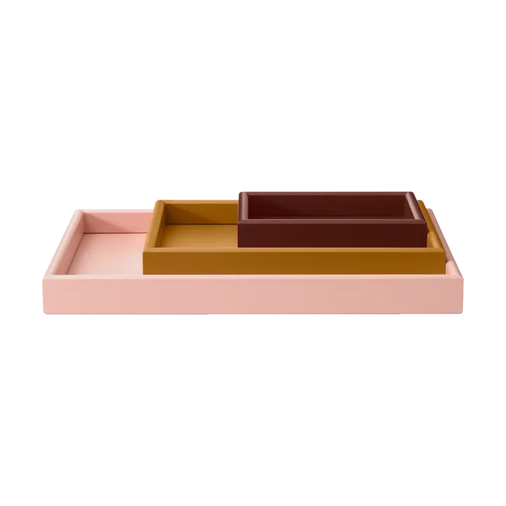 Arrange tray set 3 parts - Masala-amber-ruby - Montana