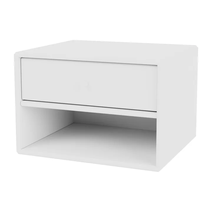 Dash bedside table - New white, incl. suspension - Montana