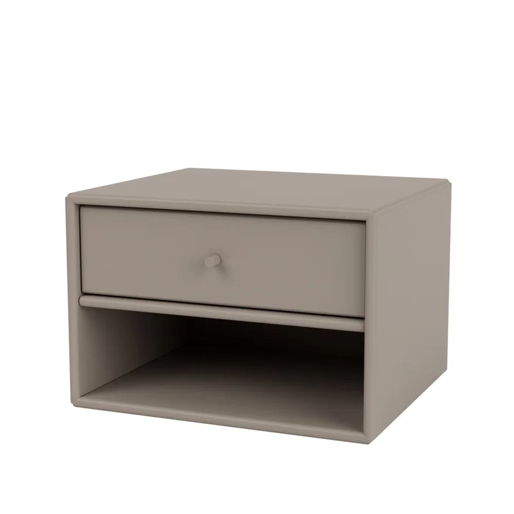 Dash bedside table, Truffle 141, incl. suspension cm Montana