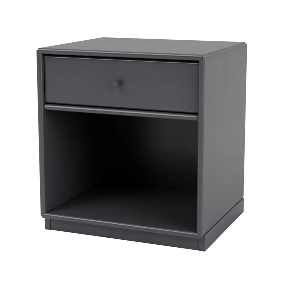 Dream bedside table, Coal 36, base 3cm Montana