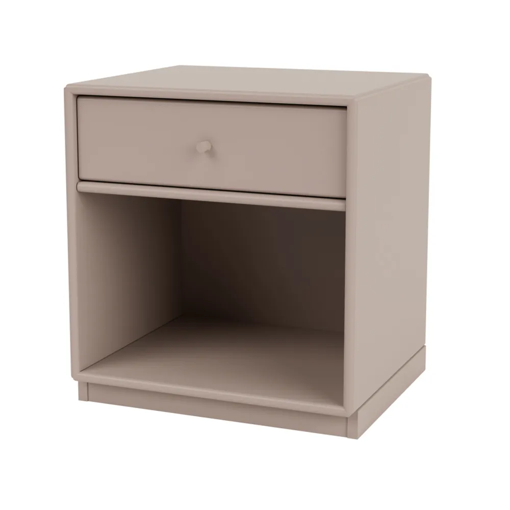 Dream bedside table, Mushroom 137, base 3cm Montana