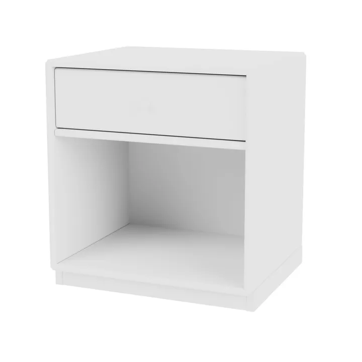 Dream bedside table - New white 101, base 3cm - Montana