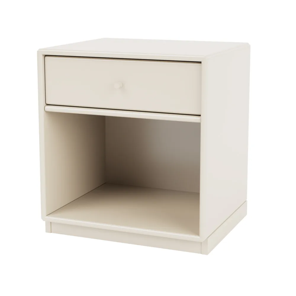 Dream bedside table, Oat 158, base 3cm Montana