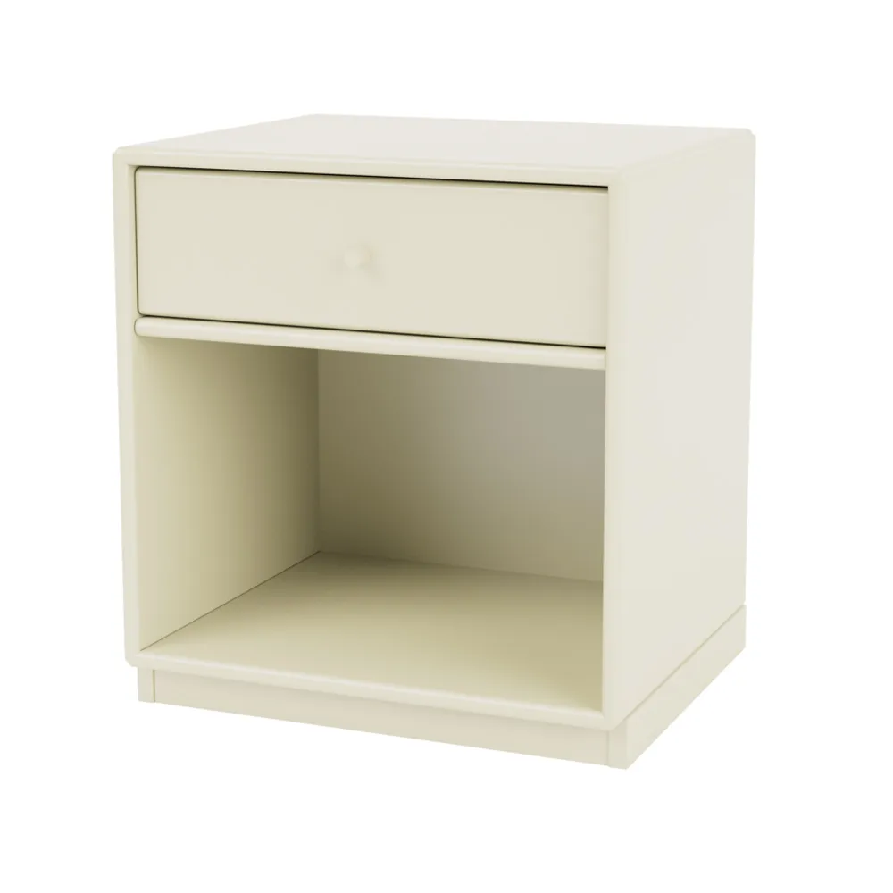 Dream bedside table, Vanilla 150, base 3cm Montana
