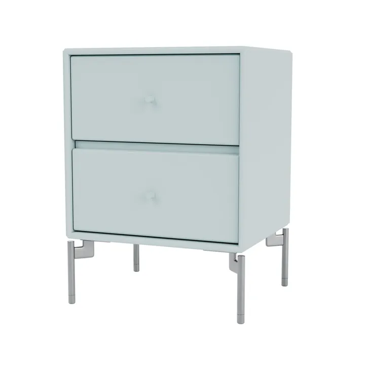 Drift bedside table - Flint 148, chrome legs cm - Montana