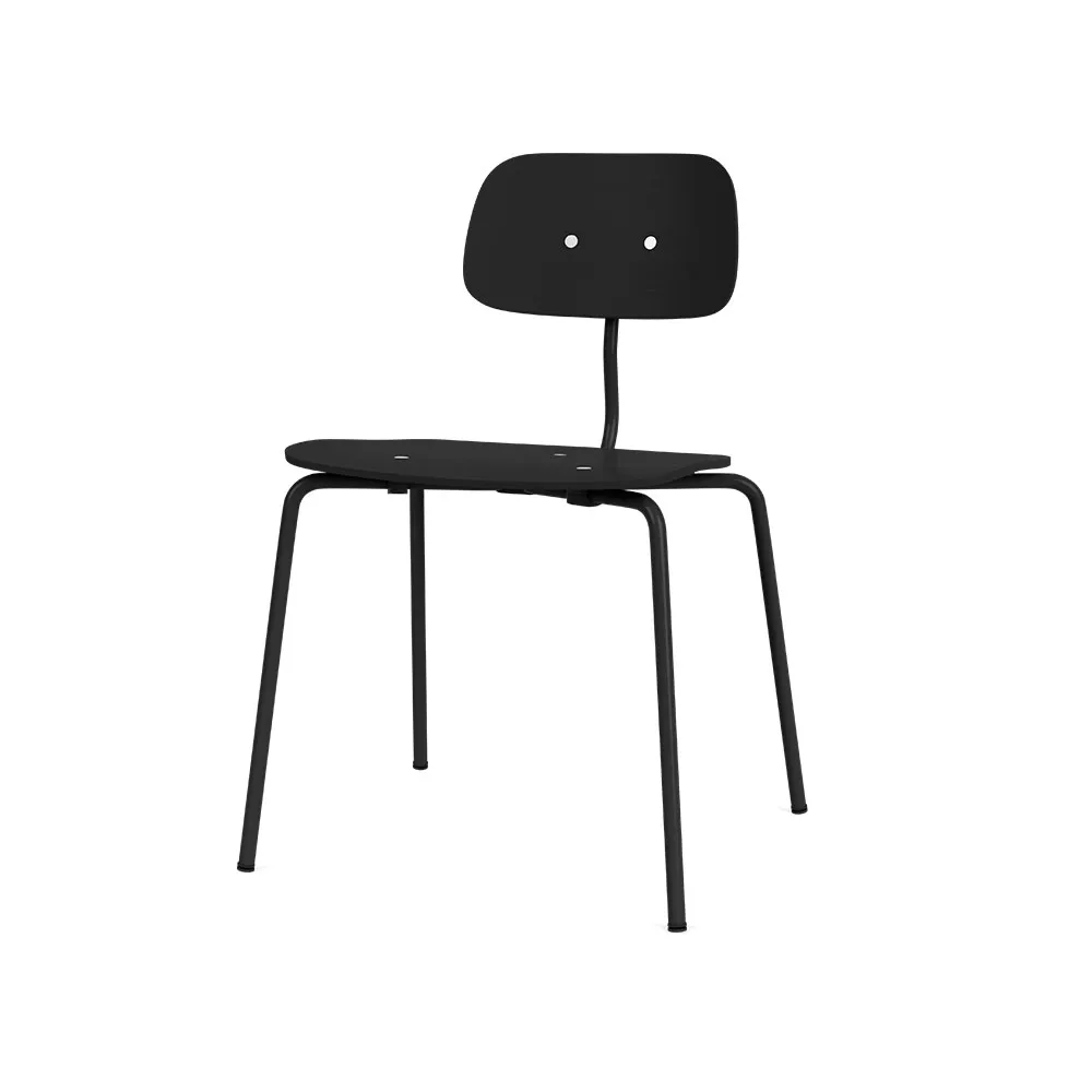 Kevi 2060 chair, Black laquered stand-stained ash Montana
