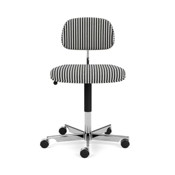Kevi 2534U Office chair - Stripe-aluminum - Montana