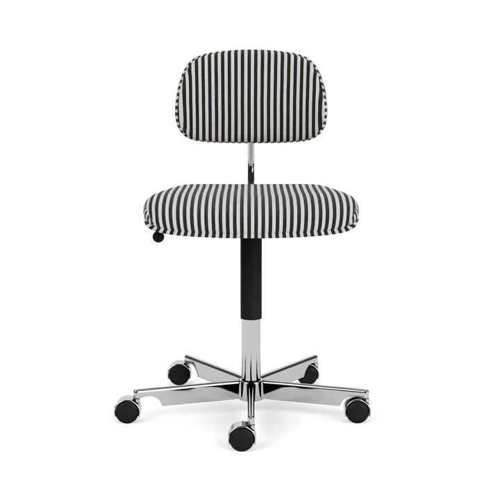 Kevi 2534U Office chair - Stripe-aluminum - Montana