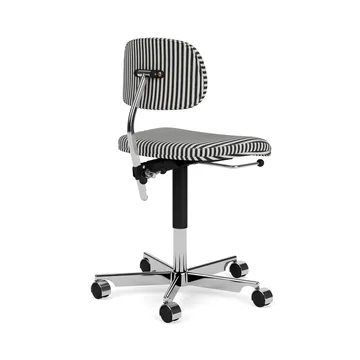 Kevi 2534U Office chair - Stripe-aluminum - Montana