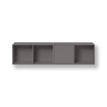 Line shelf module wall hung 1 door - Coffee 35 - Montana
