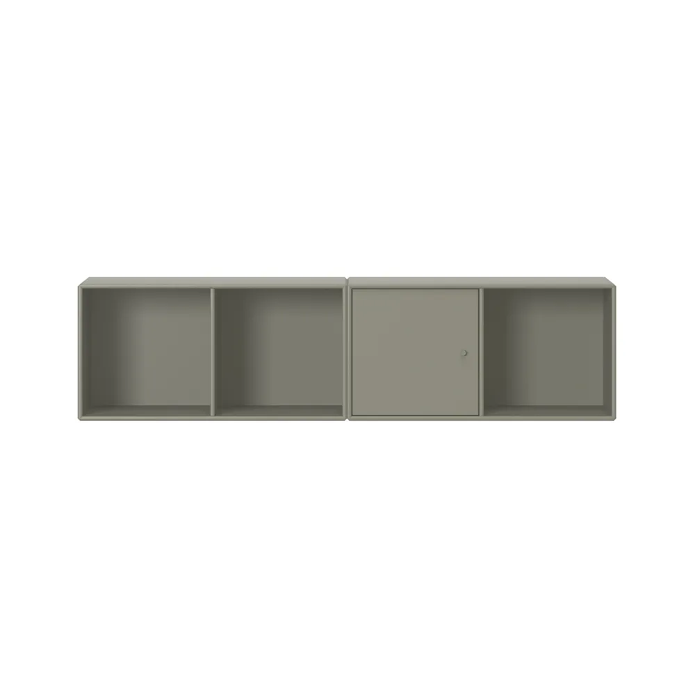 Line shelf module wall hung 1 door, Fennel 144 Montana