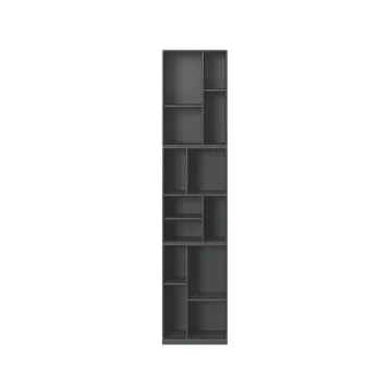 Loom bookshelf - Anthracite 04 with 3 cm base - Montana