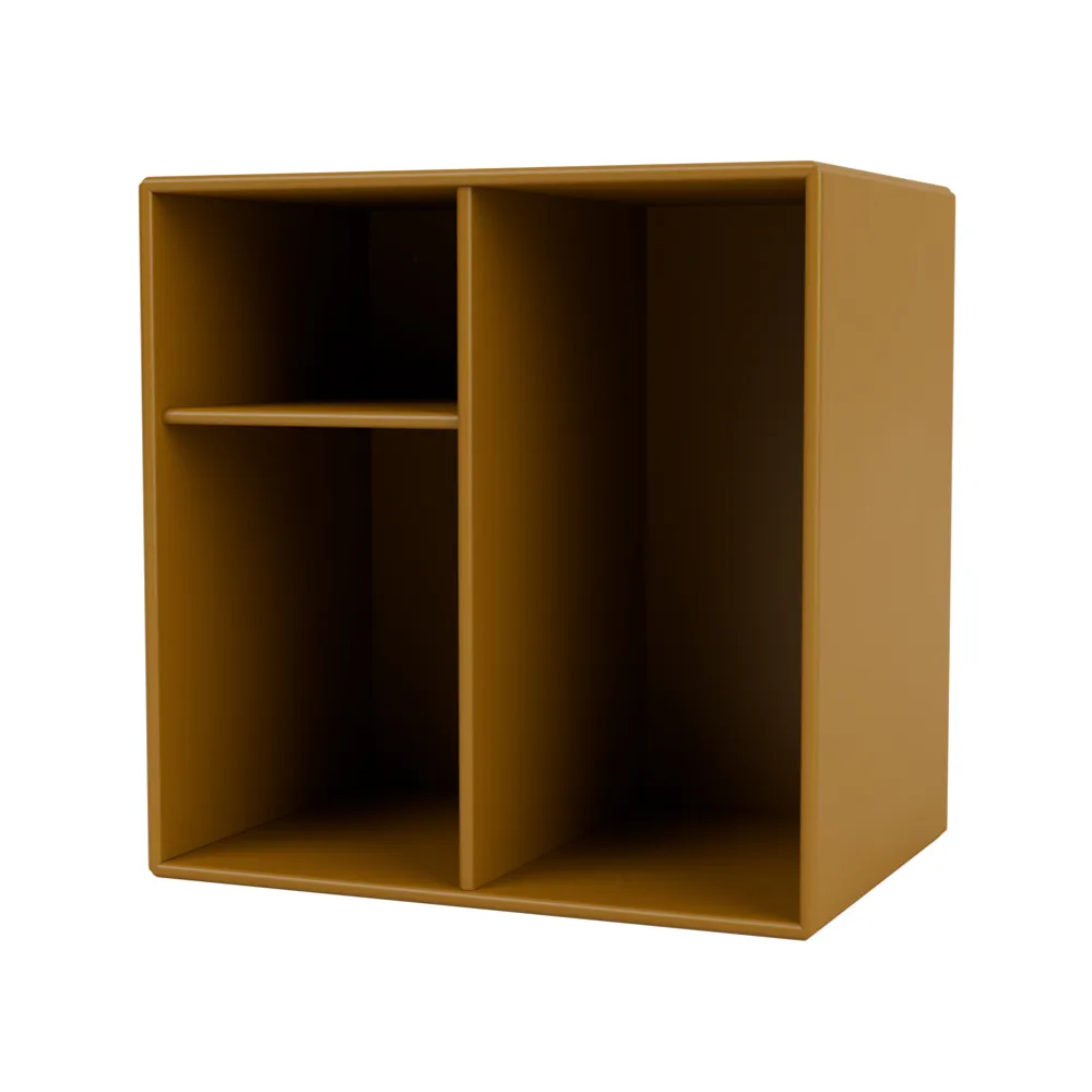 Montana Mini 1202 shelf module, Amber 142. with shelf Montana