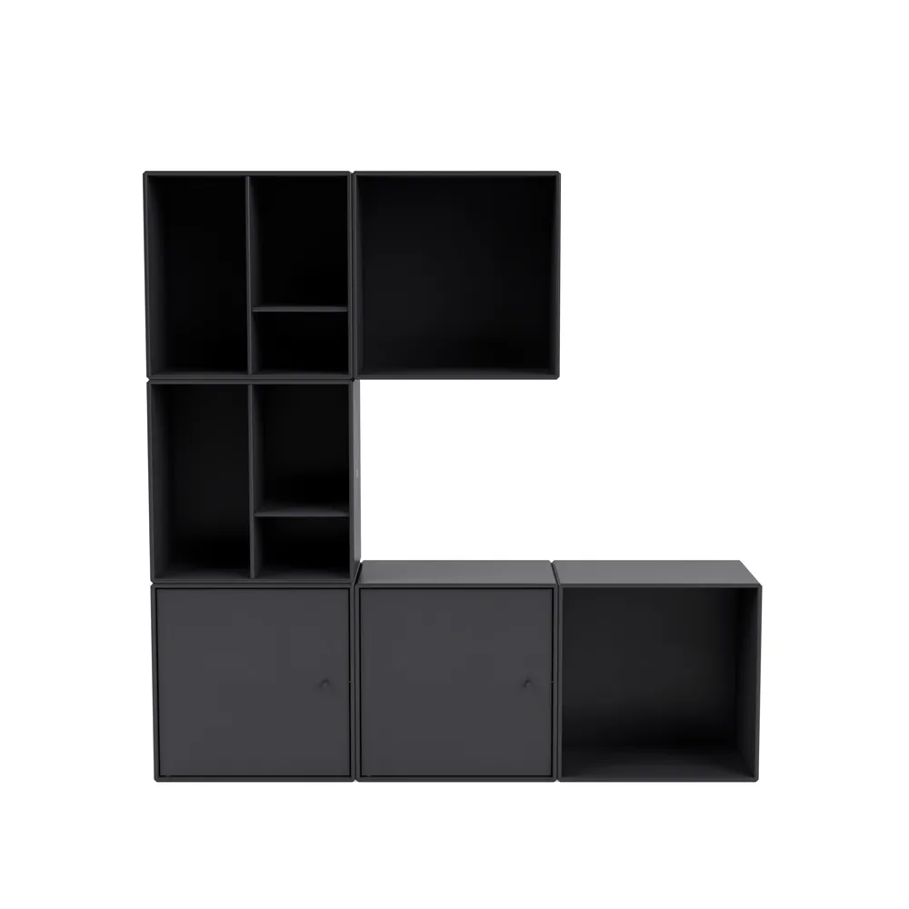 Montana Mini shelving system 6x2 Anthracite,  Montana