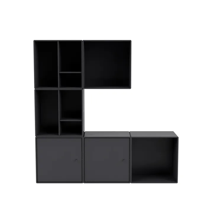 Montana Mini shelving system 6x2 Anthracite - Montana