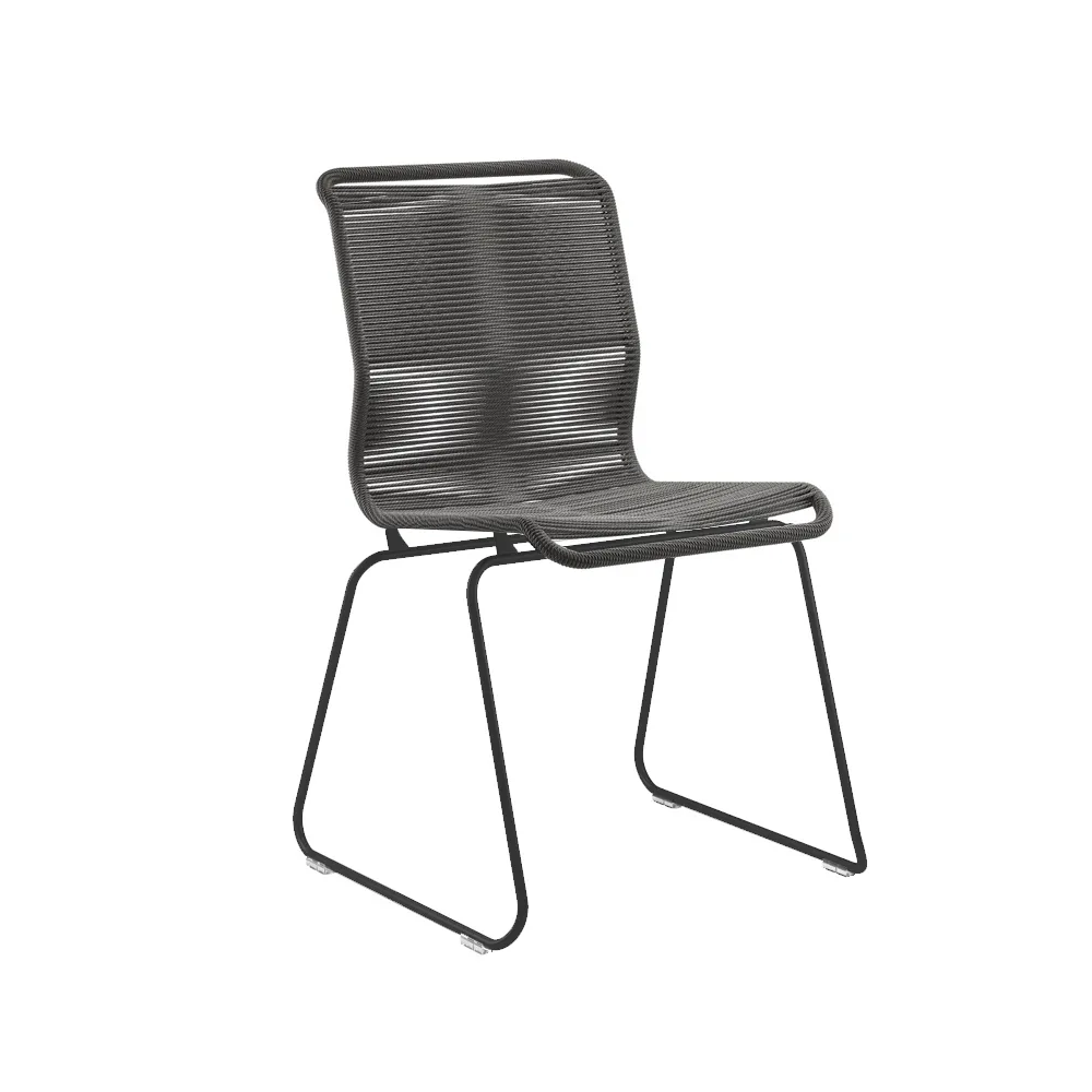 Panton One chair, Black, paper/black lacquer Montana