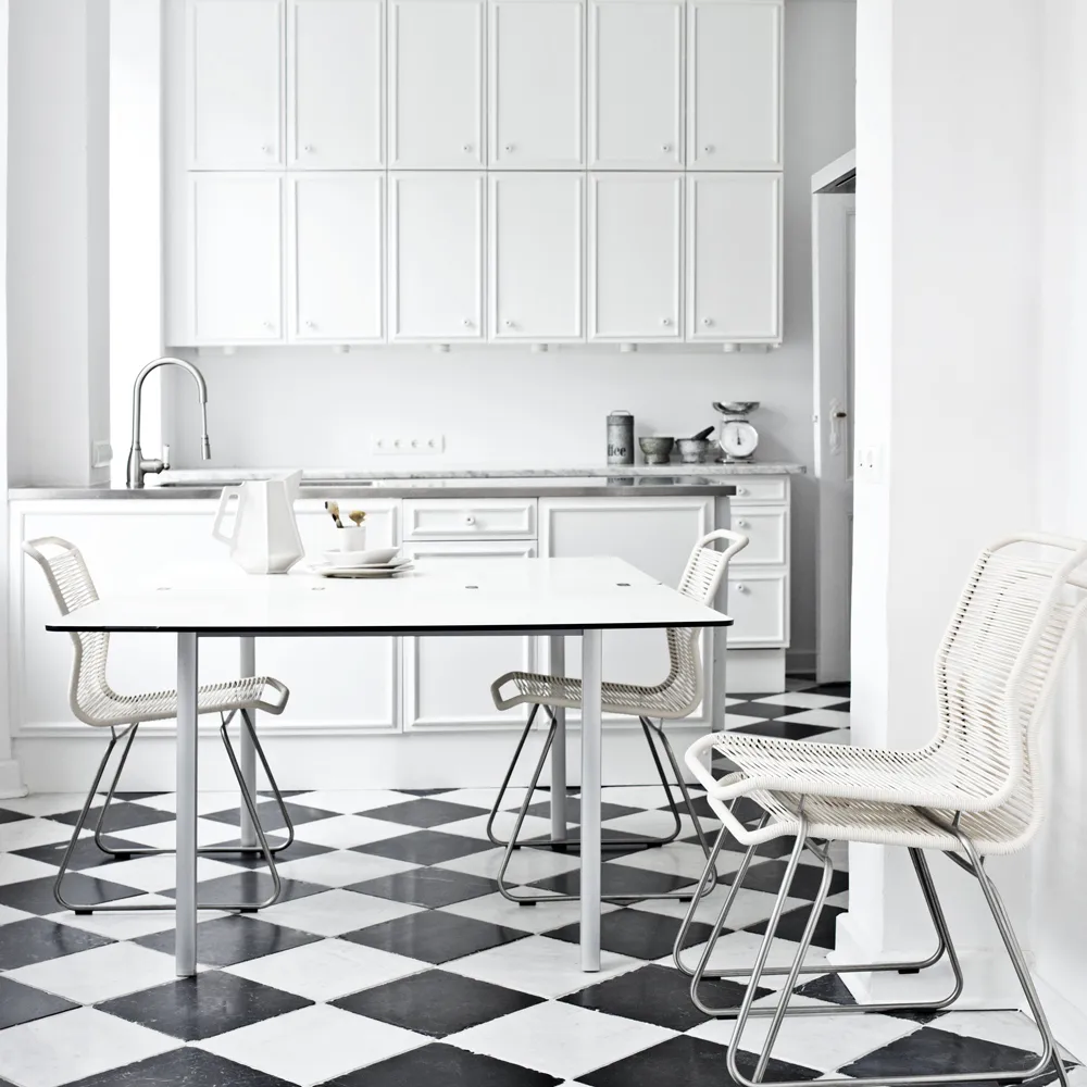Panton One chair, Marcel, stainless steel Montana