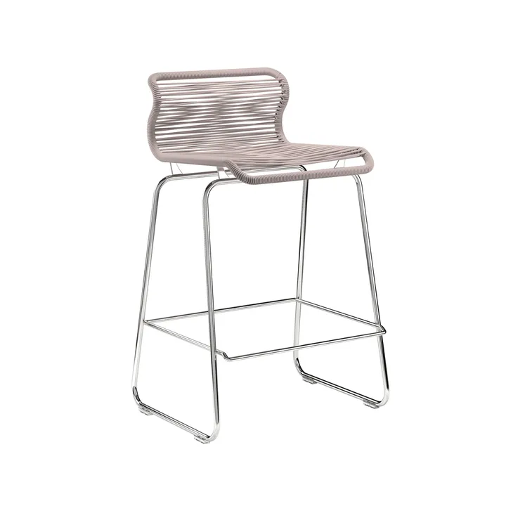 Panton One kitchen barstool - Carmen, stainless steel - Montana