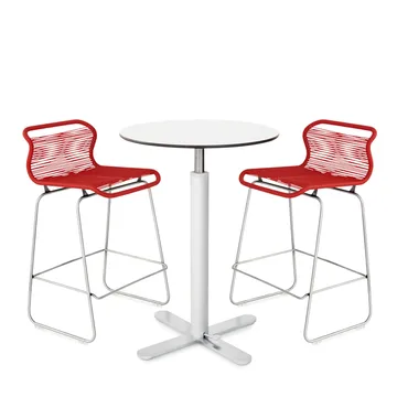 Panton One kitchen barstool - Clark, stainless steel - Montana