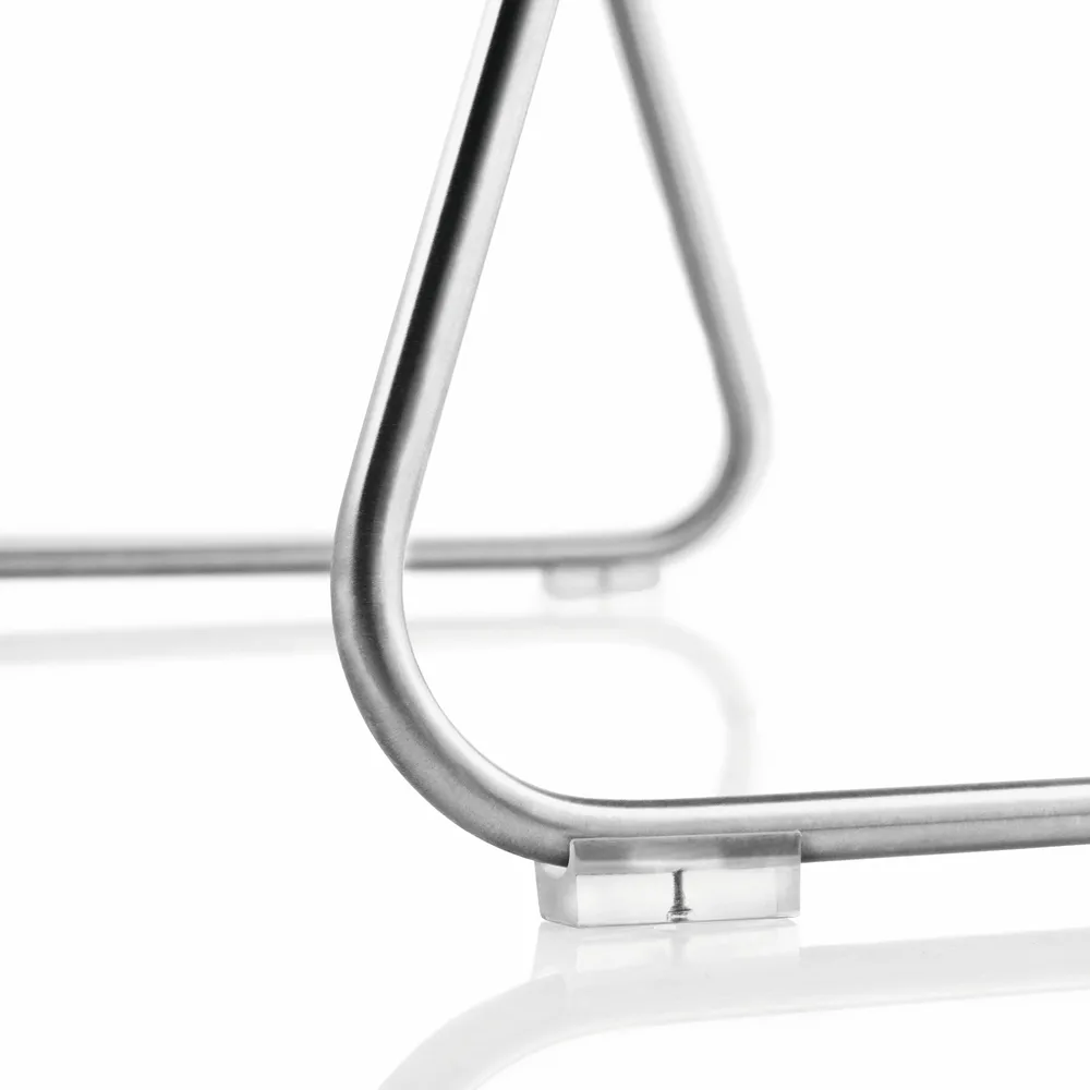 Panton One kitchen barstool, Duke, stainless steel Montana