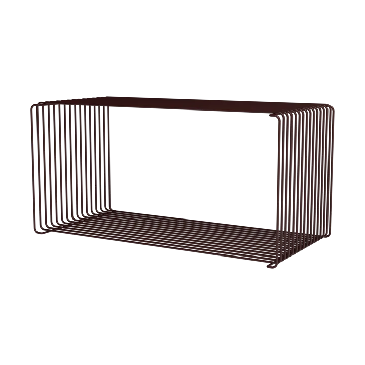 Panton Wire Extended shelf 70x34,8x34,8 cm - Black red - Montana