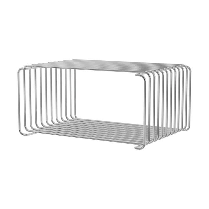 Panton Wire Half Height shelf 34.8x17.2x25.7 cm - Chrome - Montana