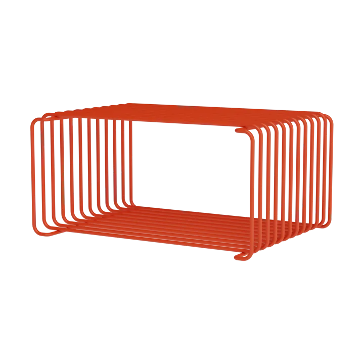 Panton Wire Half Height shelf 34.8x17.2x25.7 cm - Rosehip - Montana