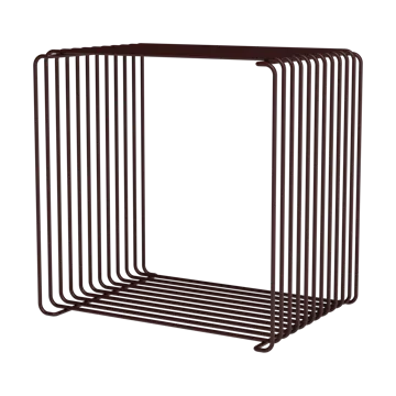 Panton Wire Single shelf 34,8x34,8x25,7 cm - Black red - Montana