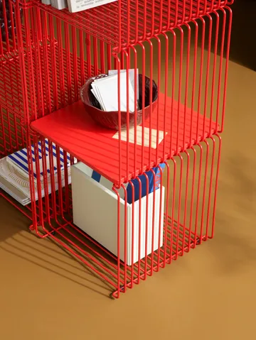 Panton Wire Single shelf 34,8x34,8x34,8 cm - Rosehip - Montana