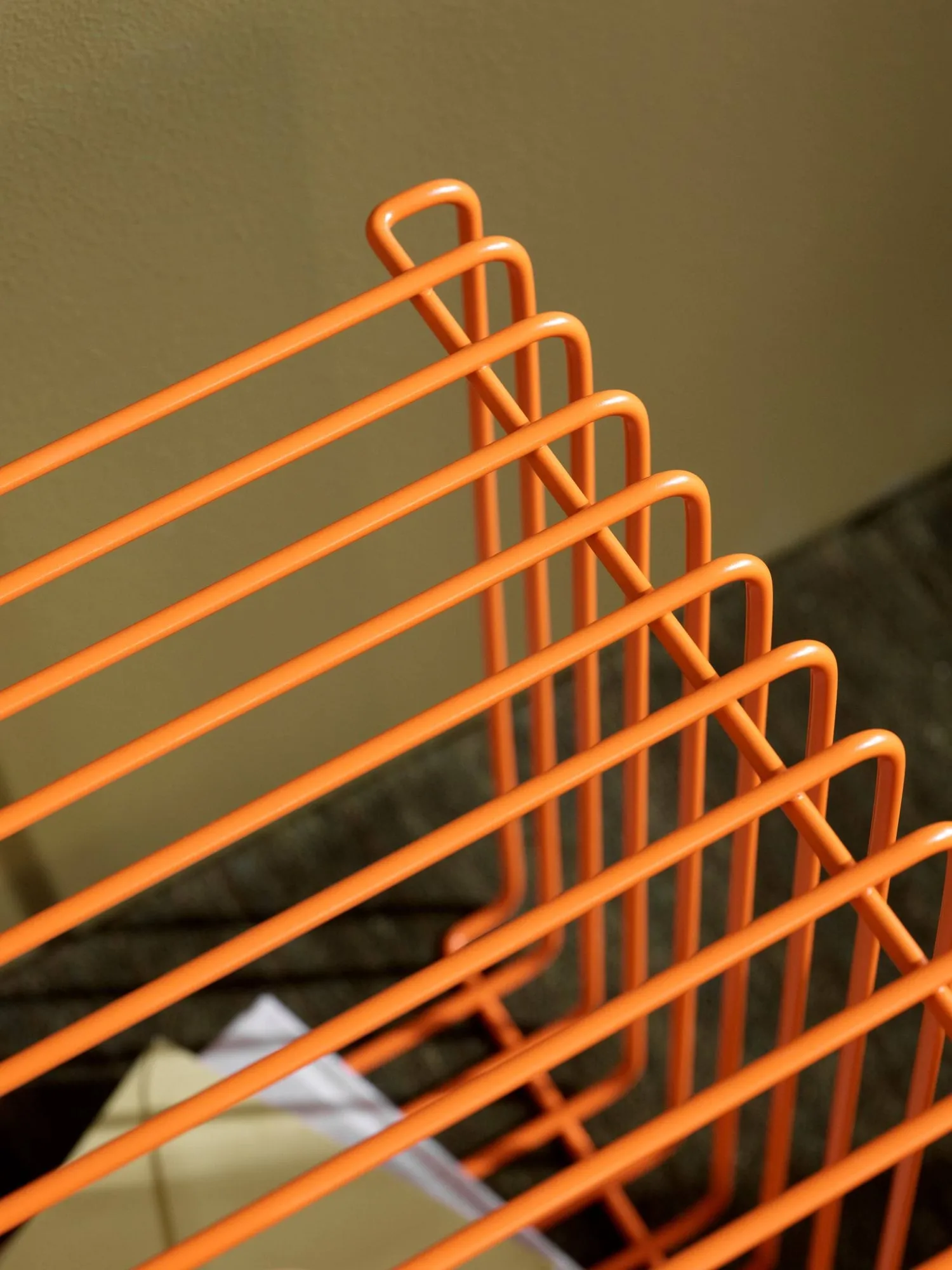 Panton Wire Single shelf 34,8x34,8x34,8 cm, Tangerine Montana