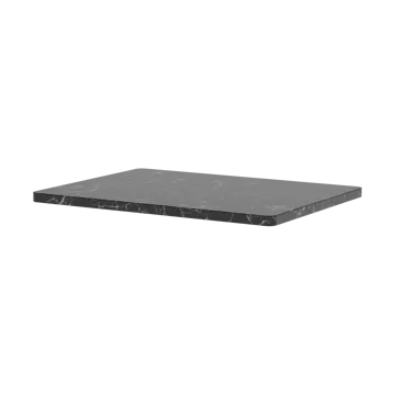 Panton Wire tabletop 34,8x25,7 cm - Black marble - Montana