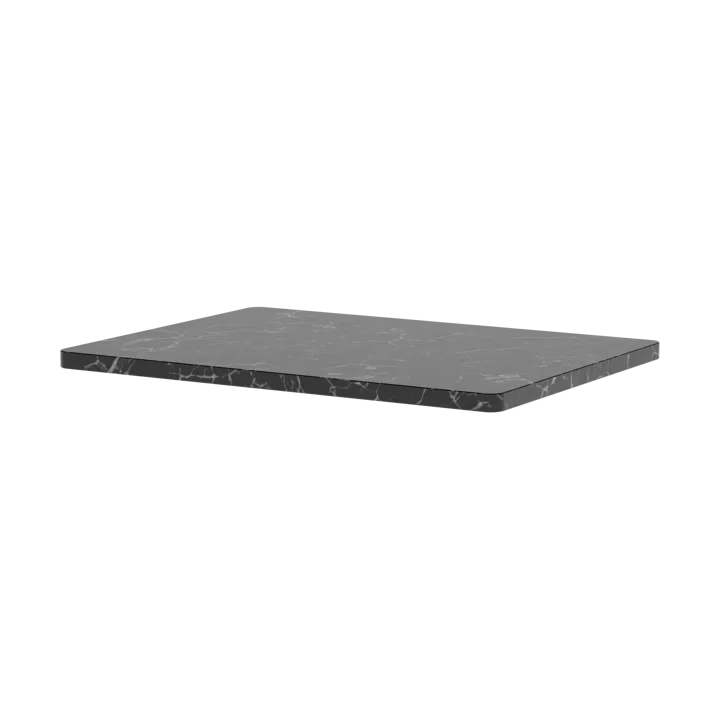Panton Wire tabletop 34,8x25,7 cm - Black marble - Montana