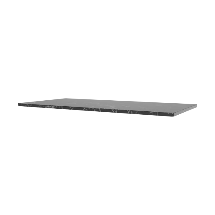 Panton Wire tabletop 70,1x34,8 cm - Black marble - Montana