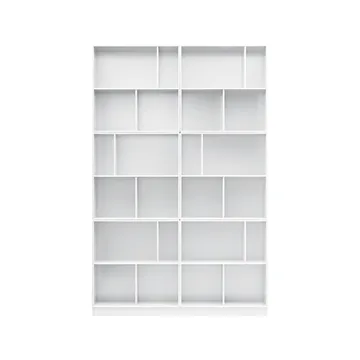 Read bookshelf - New white 101 with 7 cm base - Montana