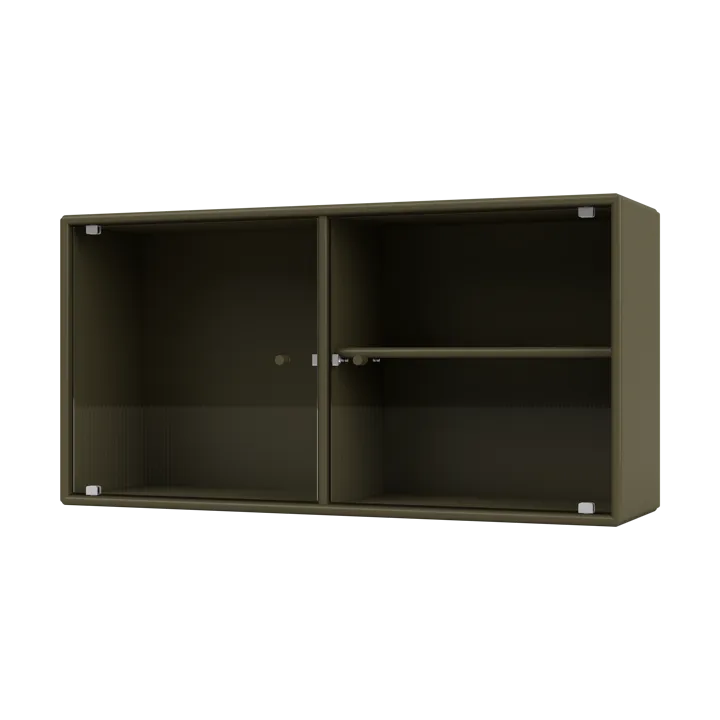 Ripple I display cabinet 69.6x35.4x20 cm - Oregano - Montana