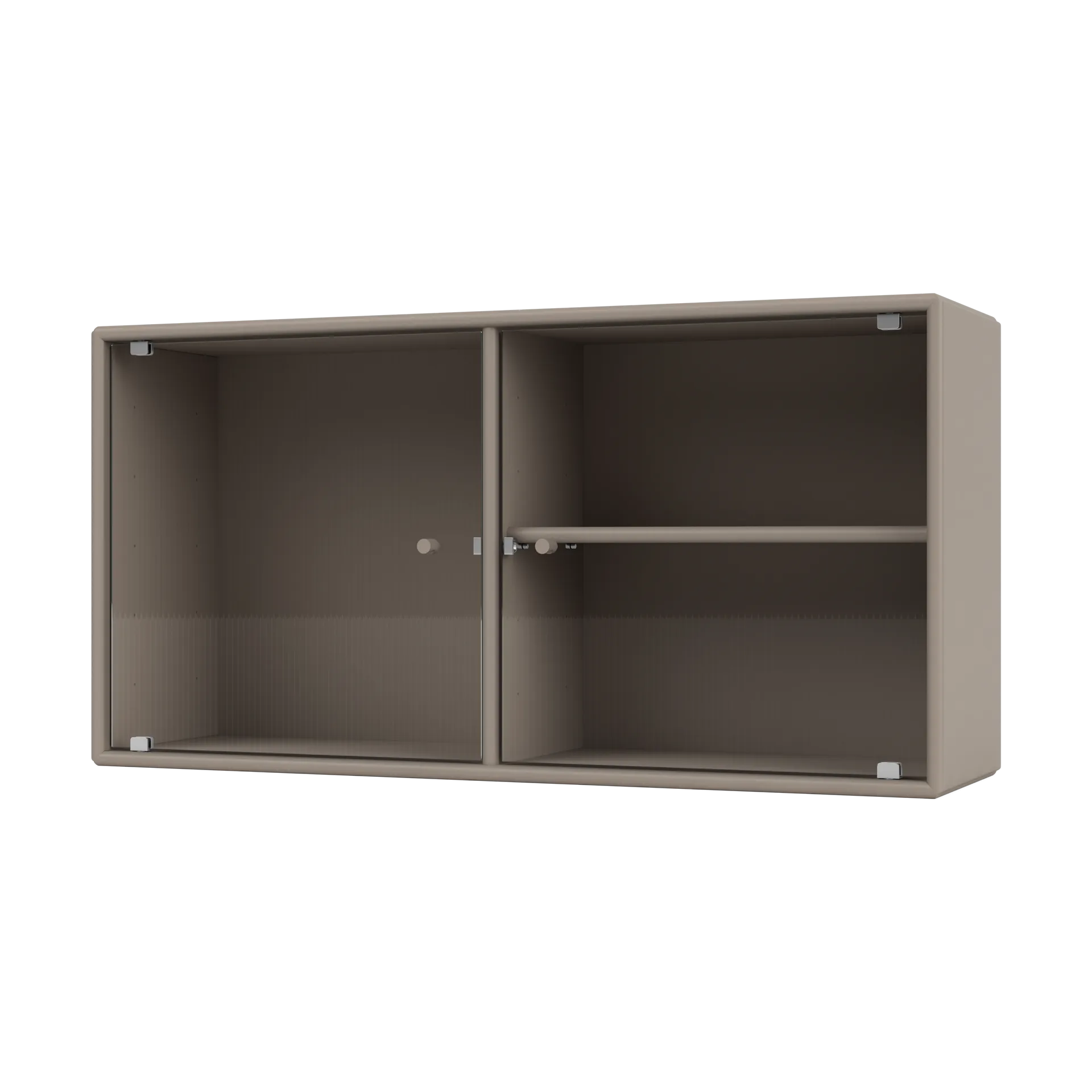 Ripple I display cabinet 69.6x35.4x20 cm, Truffle Montana