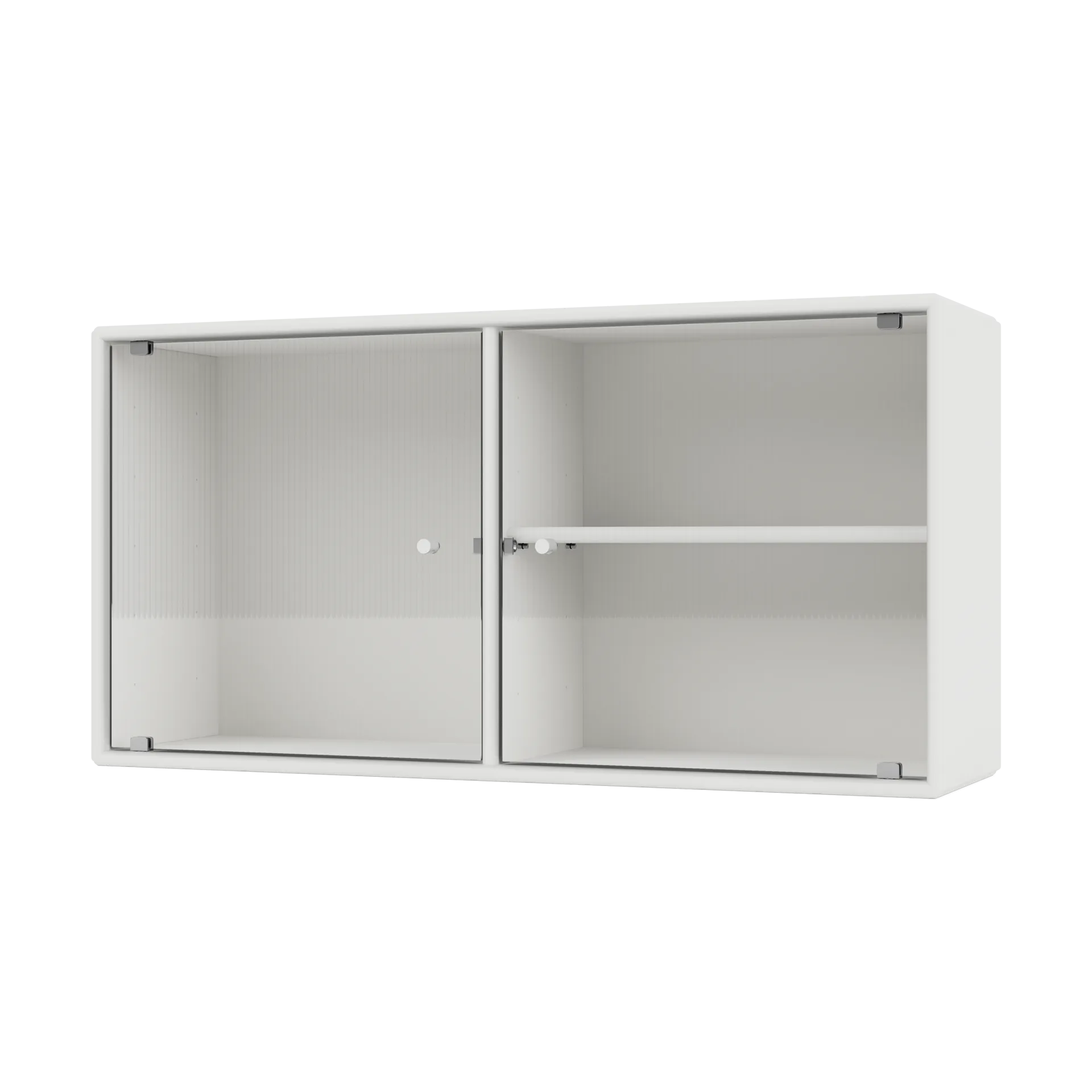 Ripple I display cabinet 69.6x35.4x20 cm, White Montana