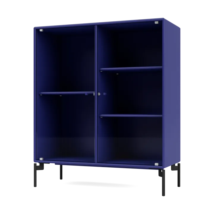 Ripple II display cabinet 69.6x82.2x30 cm - Monarch-legs black - Montana