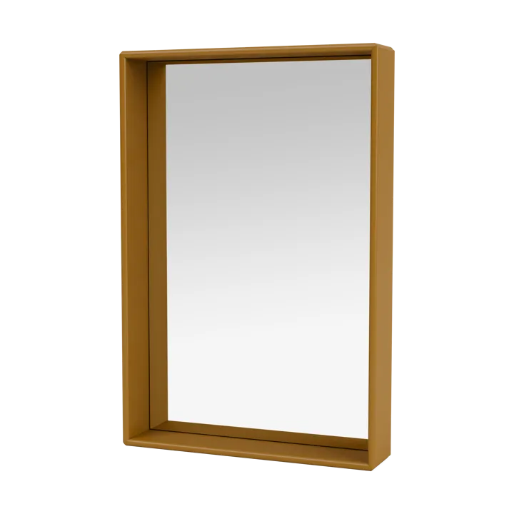 Shelfie colour frame mirror 46.8x69.6 cm - Amber - Montana