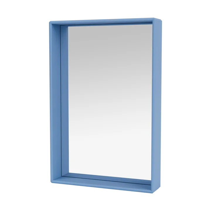 Shelfie colour frame mirror 46.8x69.6 cm - Azure - Montana