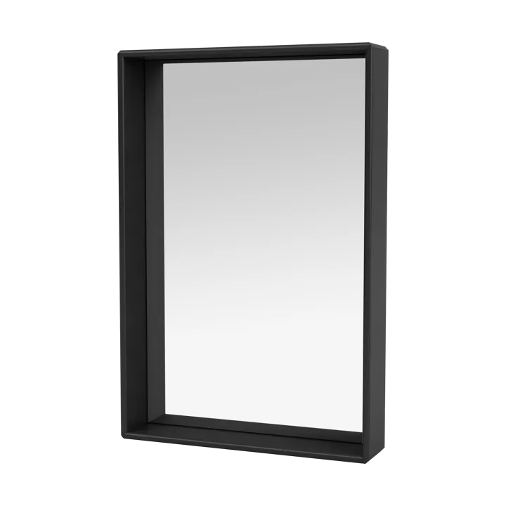 Shelfie colour frame mirror 46.8x69.6 cm - Black - Montana