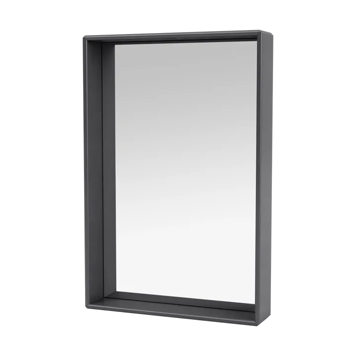 Shelfie colour frame mirror 46.8x69.6 cm - Coal - Montana