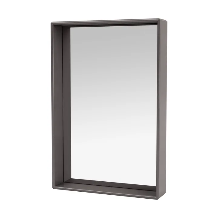 Shelfie colour frame mirror 46.8x69.6 cm - Coffee - Montana