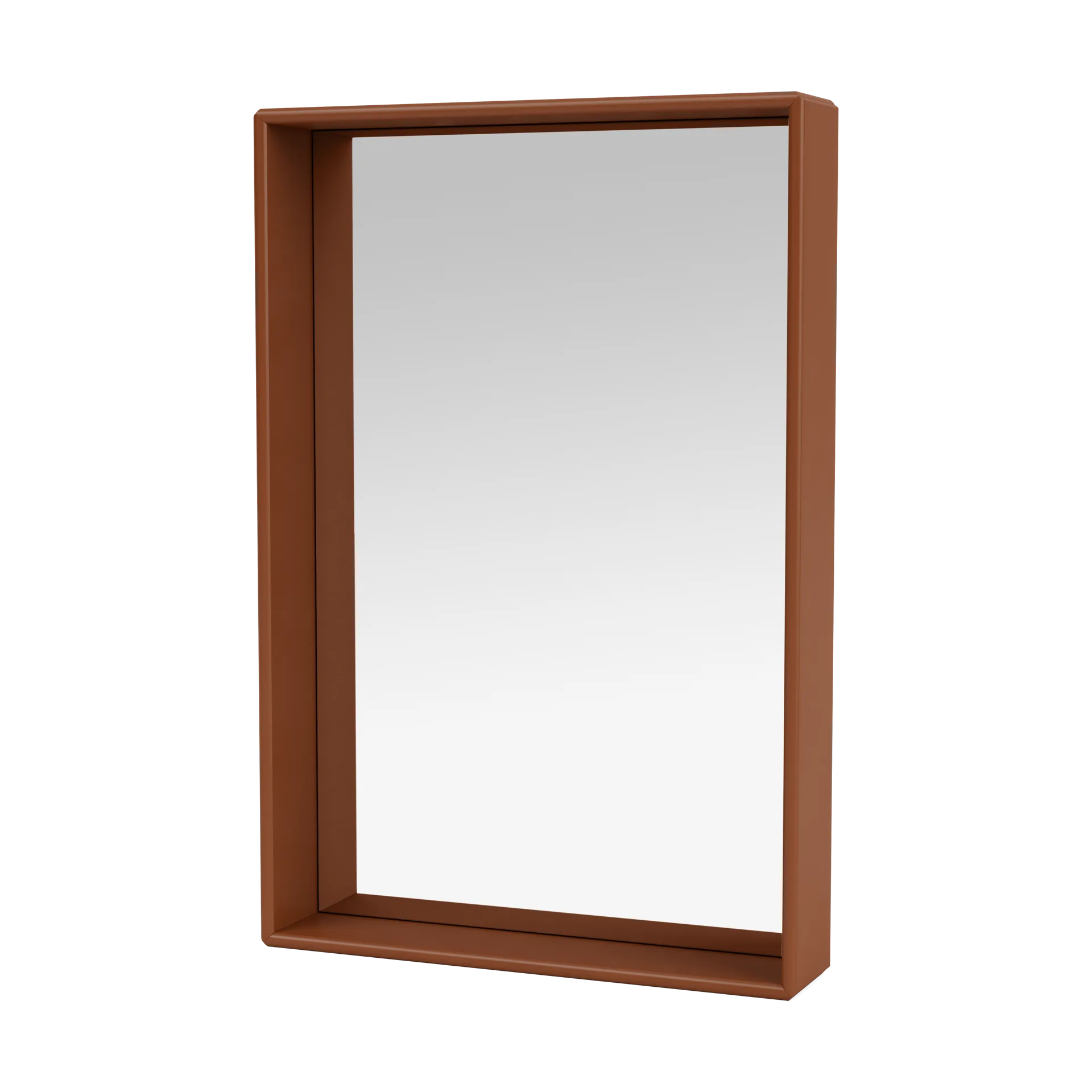 Shelfie colour frame mirror 46.8x69.6 cm, Hazelnut Montana