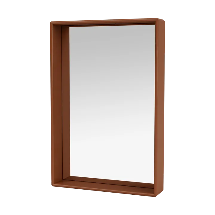 Shelfie colour frame mirror 46.8x69.6 cm - Hazelnut - Montana
