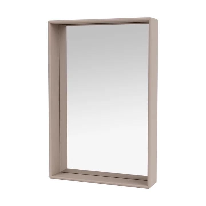 Shelfie colour frame mirror 46.8x69.6 cm - Mushroom - Montana