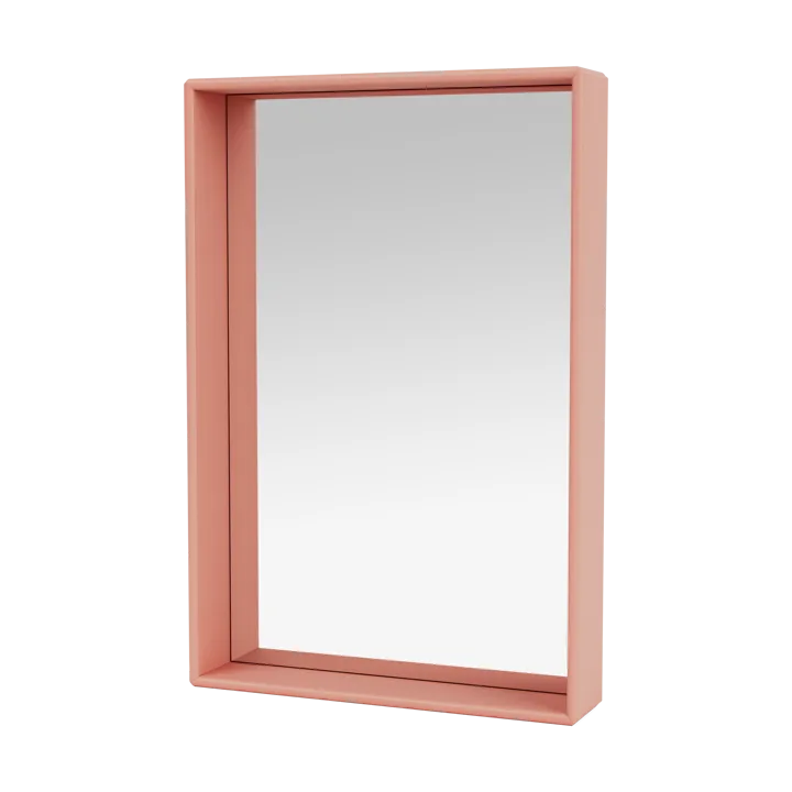 Shelfie colour frame mirror 46.8x69.6 cm - Rhubarb - Montana
