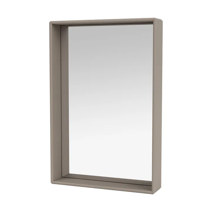 Shelfie colour frame mirror 46.8x69.6 cm - Truffle - Montana