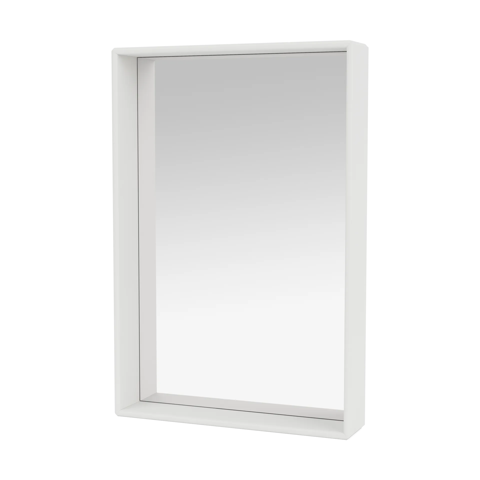 Shelfie colour frame mirror 46.8x69.6 cm, White Montana