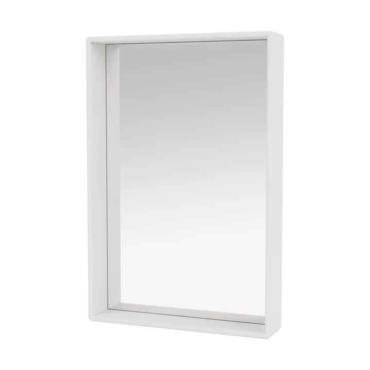 Shelfie colour frame mirror 46.8x69.6 cm - White - Montana